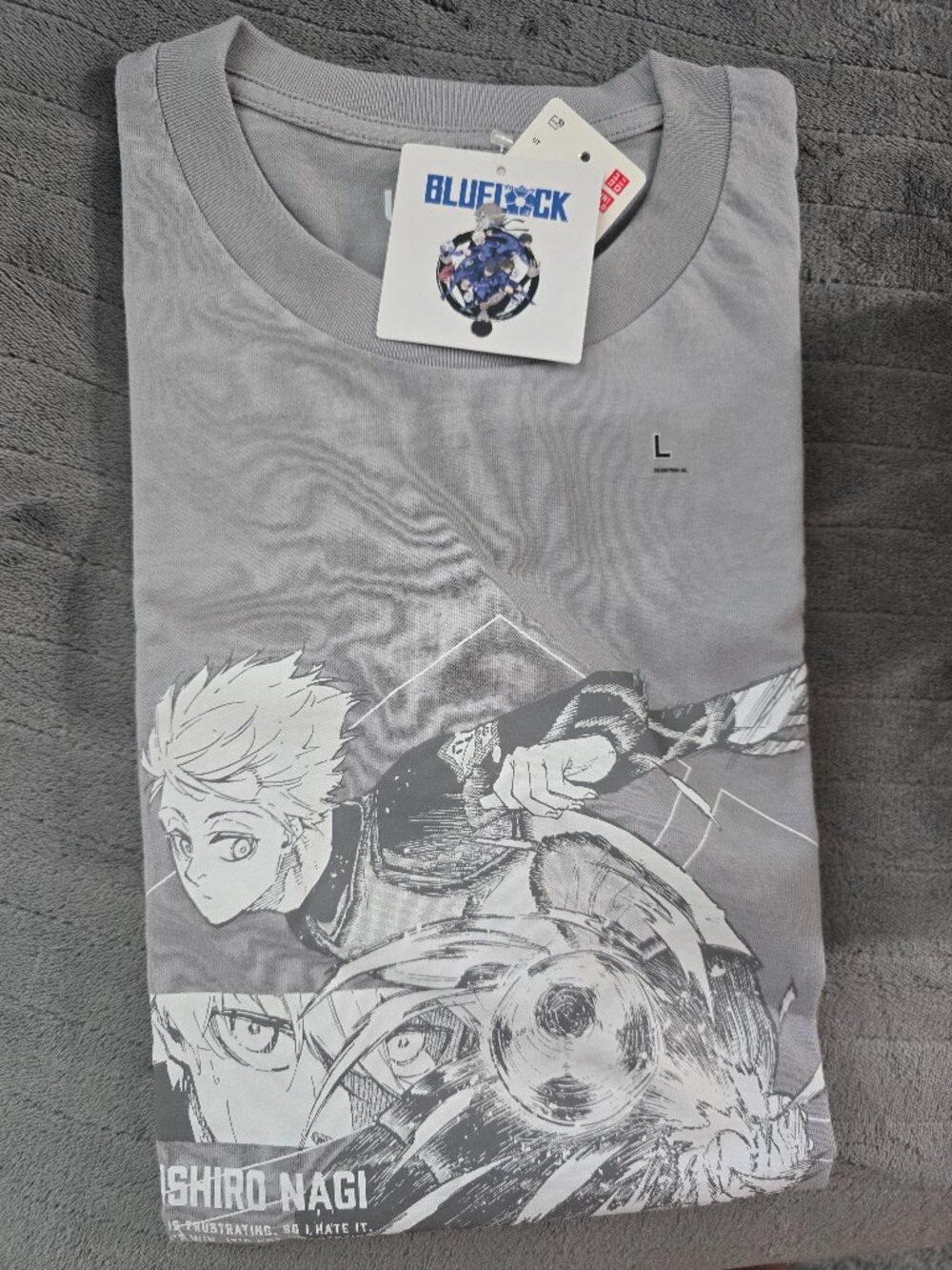 NWT Uniqlo Blue Lock Anime Manga Short Sleeve T-Shirt Sizes M-XL